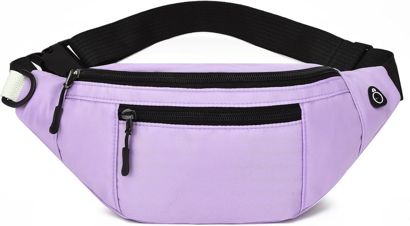 DAITET Crossbody Fanny Pack for Men&Women,Large Waist Bag & Hip Bum Bag with Adjustable Strap for Outdoors Workout Traveling Casual Running Hiking Cycling - Image 1